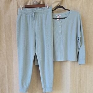 Light Blue Loungewear Set